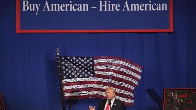 The proposal, which was part of President Donald Trump’s Buy American, Hire American initiative that he vowed to launch on the campaign trail, is being drafted by Department of Homeland Security leaders. (AFP File Photo) The proposal, which was part of President Donald Trump’s Buy American, Hire American initiative that he vowed to launch on the campaign trail, is being drafted by Department of Homeland Security leaders. (AFP File Photo)