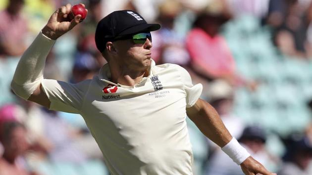England's Tom Curran throws the ball in from the boundary. (AP) England's Tom Curran throws the ball in from the boundary. (AP)