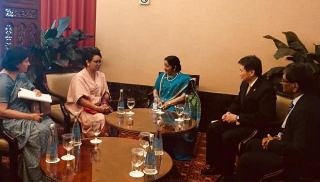India and Indonesia condemned all forms of terrorism at the 5th Joint Commission meeting between the foreign ministers of the two countries. (Twitter Photo) India and Indonesia condemned all forms of terrorism at the 5th Joint Commission meeting between the foreign ministers of the two countries. (Twitter Photo)