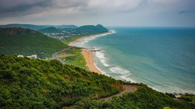 Visakhapatnam in Andhra Pradesh greets us with blowing winds from the Eastern Ghats and the smell of the ocean from the coast of Bay of Bengal.(Shutterstock) Visakhapatnam in Andhra Pradesh greets us with blowing winds from the Eastern Ghats and the smell of the ocean from the coast of Bay of Bengal.(Shutterstock)