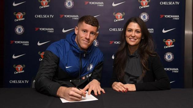 Ross Barkley has signed a five-and-a-half-year deal with last season’s Premier League champions, Chelsea F.C.. (Twitter) Ross Barkley has signed a five-and-a-half-year deal with last season’s Premier League champions, Chelsea F.C.. (Twitter)
