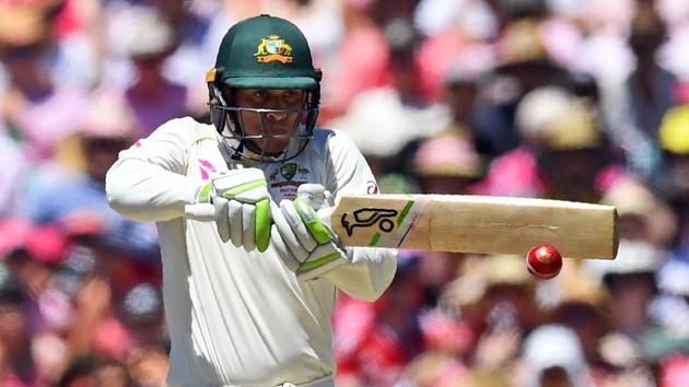 Resuming the day at 193/2, Australia -- led by Khawaja and skipper Steve Smith -- continued to pile on the runs.  (AFP) 