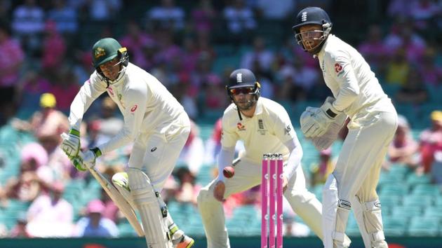 The Australia No. 3 made full use of the opportunity and crossed the 150-run mark.  (AFP) 