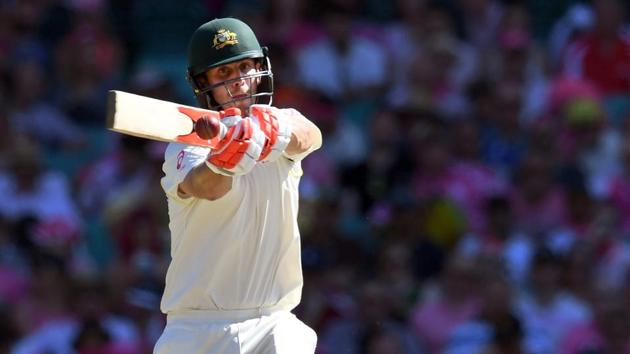 Mitchell Marsh accelerated in the closing stages of the day and slammed a half-century.  (AFP) 