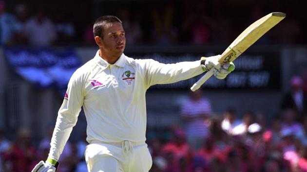 Usman Khawaja slammed 171 in the Ashes Sydney Test against England as Australia reached a position of strength.(AFP)