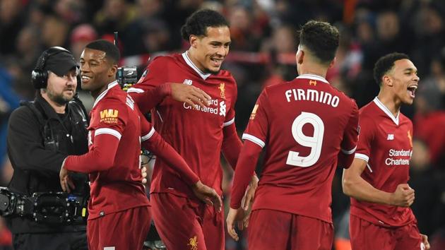 Liverpool defeated Everton 2-1 in the third round of FA Cup at Anfield in Liverpool on Friday. (AFP) Liverpool defeated Everton 2-1 in the third round of FA Cup at Anfield in Liverpool on Friday. (AFP)