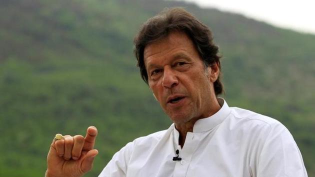 Imran Khan, chairman of the Pakistan Tehreek-e-Insaf (PTI) party, speaks during an interview near Islamabad. (REUTERS)