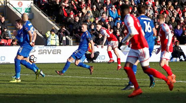 Leicester City failed to break the deadlock in their FA Cup 3rd round clash against Fleetwood Town. (Reuters) Leicester City failed to break the deadlock in their FA Cup 3rd round clash against Fleetwood Town. (Reuters)
