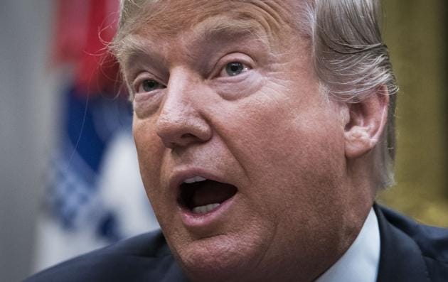 US President Donald Trump in the Roosevelt Room of the White House on January 4, 2018. (NYT) US President Donald Trump in the Roosevelt Room of the White House on January 4, 2018. (NYT)