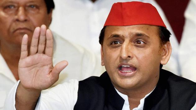 Samajwadi Party president and former Uttar Pradesh chief minister Akhilesh Yadav gestures at a press conference in Lucknow. (PTI) Samajwadi Party president and former Uttar Pradesh chief minister Akhilesh Yadav gestures at a press conference in Lucknow. (PTI)