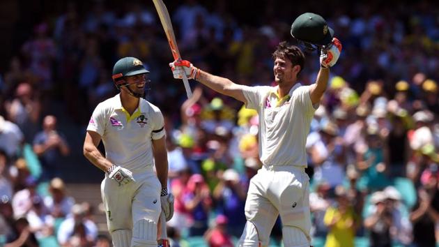 Mitchell Marsh scored his second century against England, having earlier scored a ton in the Perth Test. (AFP) Mitchell Marsh scored his second century against England, having earlier scored a ton in the Perth Test. (AFP)