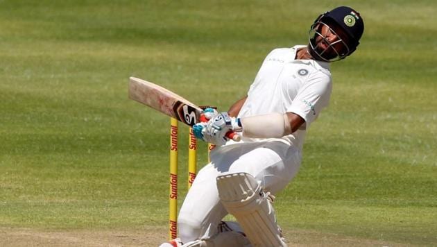India's Cheteshwar Pujara avoids being hit during the first Test vs South Africa at Newlands. (Reuters) India's Cheteshwar Pujara avoids being hit during the first Test vs South Africa at Newlands. (Reuters)