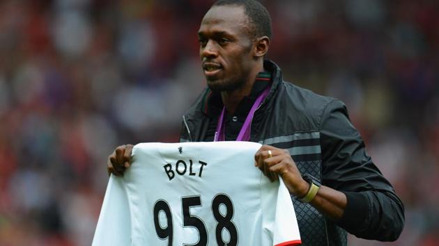 Usain Bolt has been a lifelong fan of Manchester United. (Getty Images) Usain Bolt has been a lifelong fan of Manchester United. (Getty Images)