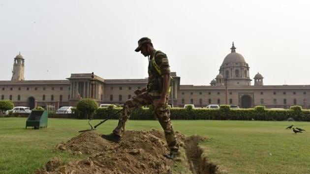 The Ministry of Home Affairs building in New Delhi.(HT File Photo)