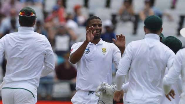 Riding on Vernon Philander’s six-wicket haul, South Africa defeated India by 72 runs in Cape Town to go 1-0 up in the three-Test series. (BCCI )