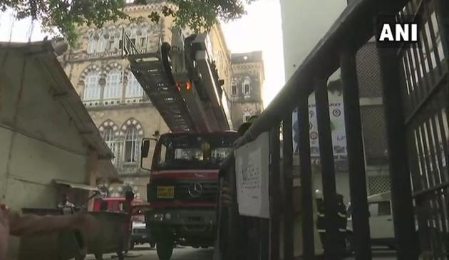The fire brigade got a call at 7.14 am about the blaze in the court building, located near the campus of the Mumbai University in South Mumbai. (ANI Photo) The fire brigade got a call at 7.14 am about the blaze in the court building, located near the campus of the Mumbai University in South Mumbai. (ANI Photo)