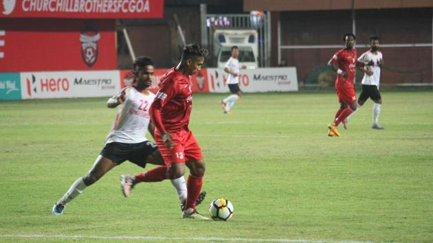 Churchill Brothers equalised in the 75th minute to secure a draw against East Bengal in the I-League on Monday. (AIFF) Churchill Brothers equalised in the 75th minute to secure a draw against East Bengal in the I-League on Monday. (AIFF)