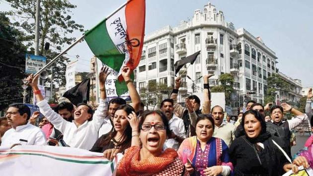The BJP central leadership had announced Basu’s name as the party’s candidate for the byelection yesterday evening. Hours later, Basu told reporters that she is still with the TMC.(PTI File Photo) The BJP central leadership had announced Basu’s name as the party’s candidate for the byelection yesterday evening. Hours later, Basu told reporters that she is still with the TMC.(PTI File Photo)