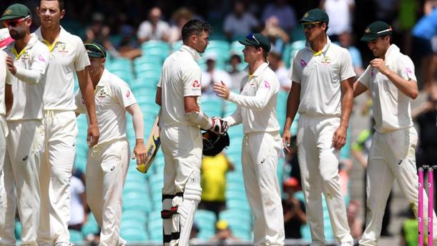 On Monday, Australia bowled England out for 180 to win the Sydney Test by an innings and 123 runs. (AFP) On Monday, Australia bowled England out for 180 to win the Sydney Test by an innings and 123 runs. (AFP)