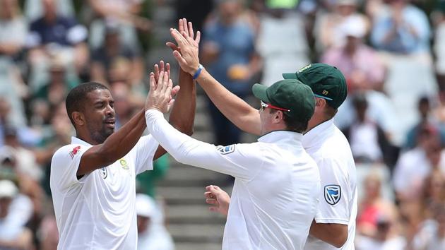 The South Africa seamer struck again when Rohit Sharma was bowled off an inside edge.  (BCCI ) 