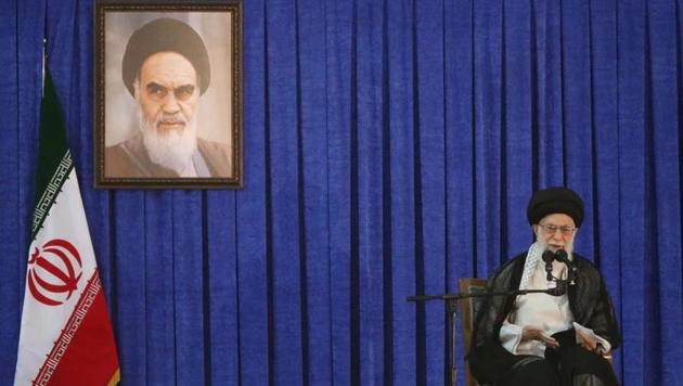 ran's Supreme Leader Ayatollah Ali Khamenei delivers a speech during a ceremony marking the death anniversary of the founder of the Islamic Republic Ayatollah Ruhollah Khomeini, in Tehran, Iran, June 4, 2017. (Reuters File Photo) ran's Supreme Leader Ayatollah Ali Khamenei delivers a speech during a ceremony marking the death anniversary of the founder of the Islamic Republic Ayatollah Ruhollah Khomeini, in Tehran, Iran, June 4, 2017. (Reuters File Photo)
