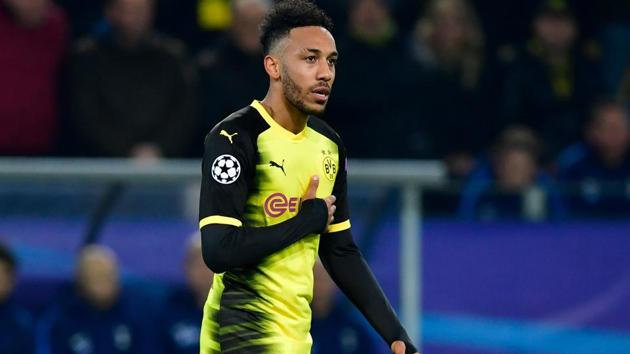 At least two Chinese sides are chasing the signature of Borussia Dortmund’s prolific striker Pierre-Emerick Aubameyang, reports in the country say, in what could be an Asian-record transfer. (AFP) At least two Chinese sides are chasing the signature of Borussia Dortmund’s prolific striker Pierre-Emerick Aubameyang, reports in the country say, in what could be an Asian-record transfer. (AFP)