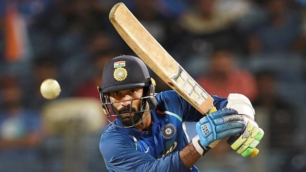 Dinesh Karthik’s quickfire half-century guided Tamil Nadu to a comfortable win over Andhra Pradesh in the Syed Mushtaq Ali T20 Trophy. (PTI) Dinesh Karthik’s quickfire half-century guided Tamil Nadu to a comfortable win over Andhra Pradesh in the Syed Mushtaq Ali T20 Trophy. (PTI)