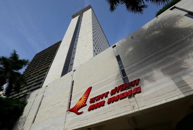 The Air India logo is seen on the facade of its office building in Mumbai. (Reuters) The Air India logo is seen on the facade of its office building in Mumbai. (Reuters)
