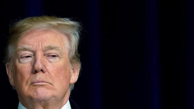 US President Donald Trump speaks to the media after the Congressional Republican Leadership retreat at Camp David, US, on Saturday. (Reuters Photo) US President Donald Trump speaks to the media after the Congressional Republican Leadership retreat at Camp David, US, on Saturday. (Reuters Photo)