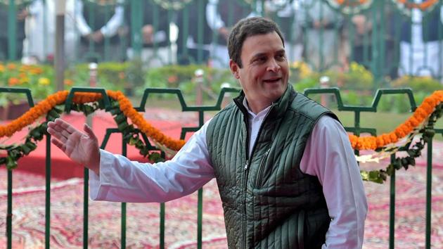 Rahul Gandhi at Congress headquarters in New Delhi. (PTI File Photo) Rahul Gandhi at Congress headquarters in New Delhi. (PTI File Photo)