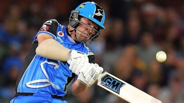 Travis Head in action during Adelaide Strikers’ Big Bash League match against Melbourne Stars on Tuesday.(Gerry Images)