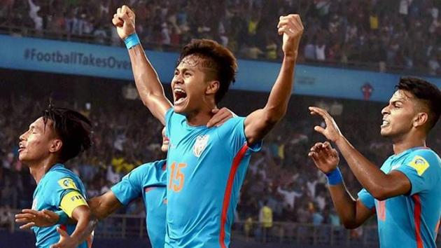 Jeakson Singh (C) has been an influential player for India Arrows in the I-League this season. (AIFF) Jeakson Singh (C) has been an influential player for India Arrows in the I-League this season. (AIFF)