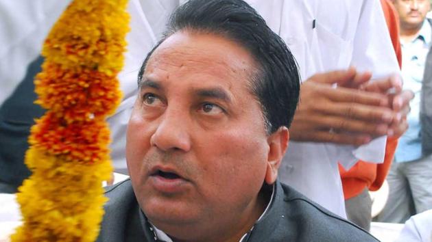 Former dairy minister Babu Lal Nagar. (HT File Photo) Former dairy minister Babu Lal Nagar. (HT File Photo)