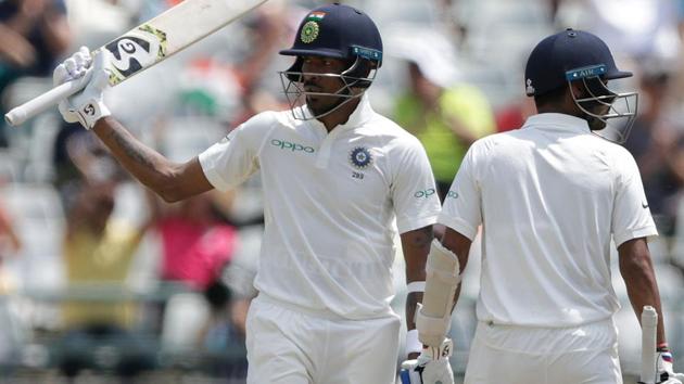 Hardik Pandya (L) was one of India’s best performers in the first Test against South Africa in Cape Town. (AFP) Hardik Pandya (L) was one of India’s best performers in the first Test against South Africa in Cape Town. (AFP)