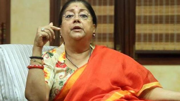 Rajasthan chief minister Vasundhara Raje is at the forefront in pushing her government’s digital agenda and has been taking special interest by personally monitoring the archive digitisation work. (HT Photo) Rajasthan chief minister Vasundhara Raje is at the forefront in pushing her government’s digital agenda and has been taking special interest by personally monitoring the archive digitisation work. (HT Photo)