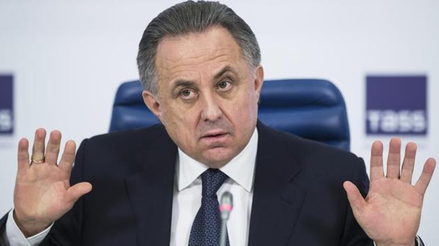Vitaly Mutko was handed a life ban for his role in the Russian doping scandal. (AP) Vitaly Mutko was handed a life ban for his role in the Russian doping scandal. (AP)