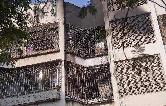 The fire that broke at Maimoon Manzil in Marol killed four on January 4. (Satyabrata Tripathy/HT) The fire that broke at Maimoon Manzil in Marol killed four on January 4. (Satyabrata Tripathy/HT)