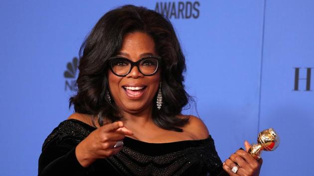 Oprah Winfrey poses backstage with her Cecil B. DeMille Award at the 75th Golden Globe Awards in Beverly Hills, California, US, January 7, 2018. (Reuters File Photo) Oprah Winfrey poses backstage with her Cecil B. DeMille Award at the 75th Golden Globe Awards in Beverly Hills, California, US, January 7, 2018. (Reuters File Photo)