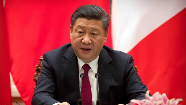 Chinese President Xi Jinping speaks during a press briefing at the Great Hall of the People in Beijing. (AFP) Chinese President Xi Jinping speaks during a press briefing at the Great Hall of the People in Beijing. (AFP)