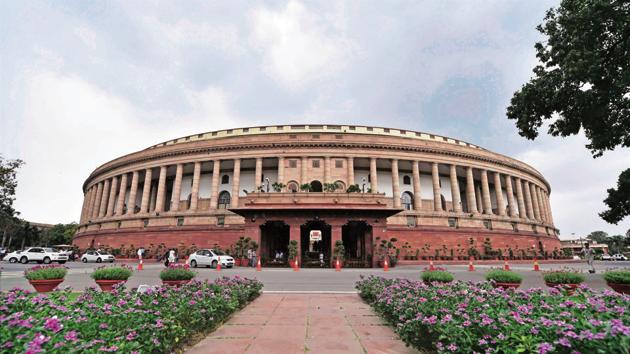 A view of the Parliament house in New Delhi.(PTI Photo)