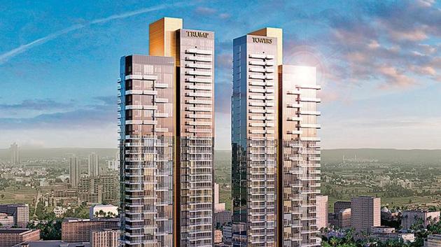 An artist’s impression of the Trump Tower project in Gurgaon, which entails a total development cost of around Rs1,000-1,500 crore and would comprise around 275 luxury homes.(Handout Photo)