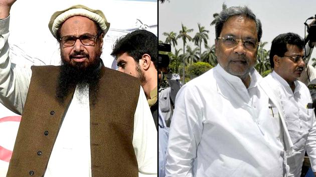 The BJP said Karnataka CM Siddaramaiah was echoing views of Hafiz Saeed while making charges against the BJP and the RSS. (Agencies) The BJP said Karnataka CM Siddaramaiah was echoing views of Hafiz Saeed while making charges against the BJP and the RSS. (Agencies)