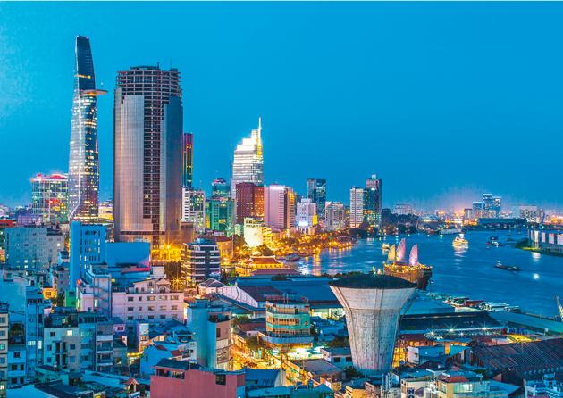The fancy parts of Saigon can seem more prosperous than Mumbai or Delhi(Shutterstock)
