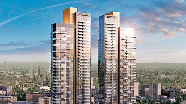 An artist’s impression of the Trump Tower project in Gurgaon, which entails a total development cost of around Rs1,000-1,500 crore and would comprise around 275 luxury homes (Handout Photo) An artist’s impression of the Trump Tower project in Gurgaon, which entails a total development cost of around Rs1,000-1,500 crore and would comprise around 275 luxury homes (Handout Photo)