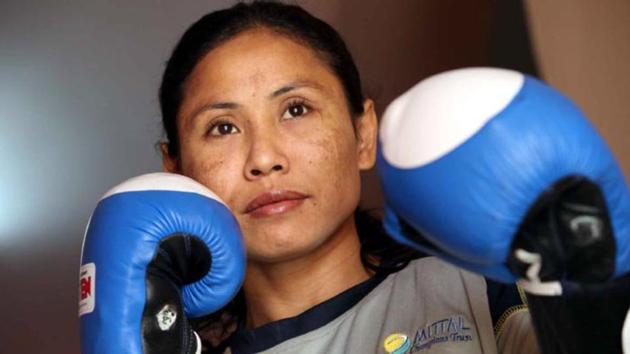 Sarita Devi has made it to the final of the 60 kg division at the National Women’s Boxing. (Twitter) Sarita Devi has made it to the final of the 60 kg division at the National Women’s Boxing. (Twitter)