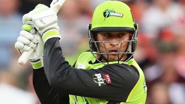 Usman Khawaja guided Sydney Thunder to a thrilling win over Perth Scorchers in their Big Bash League encounter. (Getty Images) Usman Khawaja guided Sydney Thunder to a thrilling win over Perth Scorchers in their Big Bash League encounter. (Getty Images)