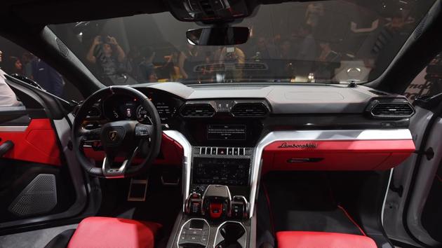 The Urus is the first SUV from the company after the Lamborghini LM002, which was launched around 30 years ago. (Vijayanand Gupta/HT Photo)