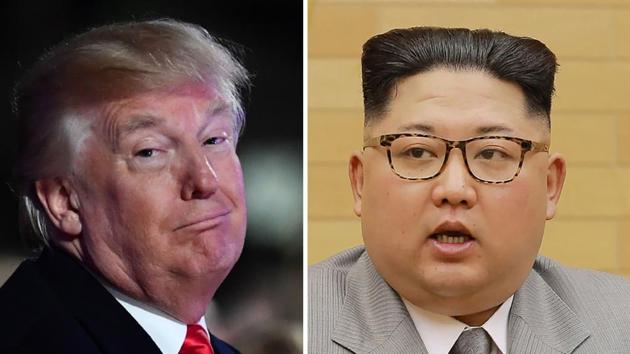 A combination photo of US President Donald Trump and North Korean leader Kim Jong-Un. (AFP Photo) A combination photo of US President Donald Trump and North Korean leader Kim Jong-Un. (AFP Photo)