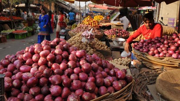 The price of onion has seen a hike in many cities, including Gurgaon. (Parveen Kumar / HT Photo)