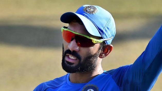 Dinesh Karthik scored 56 runs in Tamil Nadu’s 25-run win over Goa in the Syed Mushtaq Ali T20 cricket tournament on Thursday. (PTI) Dinesh Karthik scored 56 runs in Tamil Nadu’s 25-run win over Goa in the Syed Mushtaq Ali T20 cricket tournament on Thursday. (PTI)